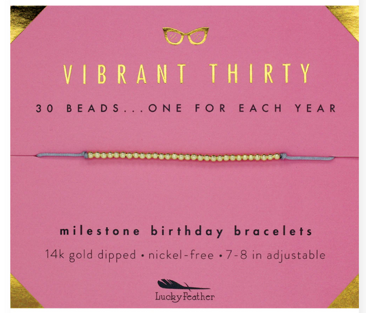 Vibrant Thirty Bracelet