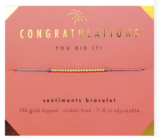 Congratulations Bracelet