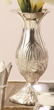 Queen Ann Silver Vases