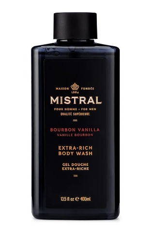 Bourbon Vanilla Mens Body Wash