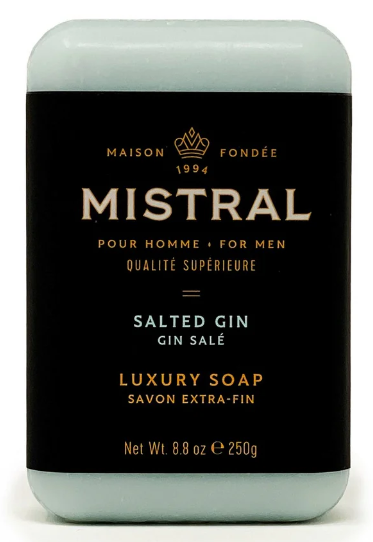 Salted Gin Mens Bar Soap