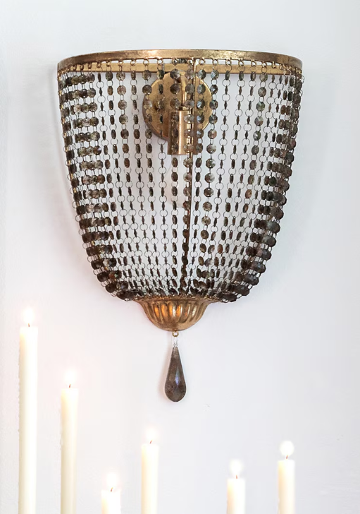 Zelda Beaded Wall Sconce