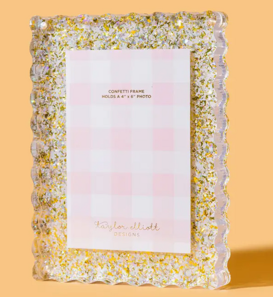 Pearl Confetti Magnetic Frame