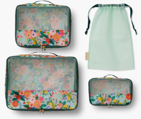 Garden Party Packing Cube + Laundry Bag Set