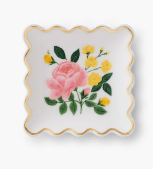 Roses Porcelain Ring Dish