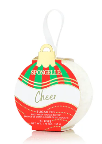 Holiday Ornament Body Wash Infused Buffer