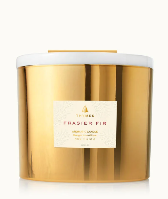 Frasir Fir Gilded Poured 3 Wick Candle