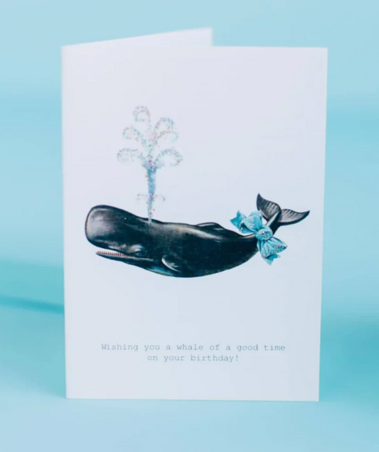 A Whale of A Good Time Greeting Card