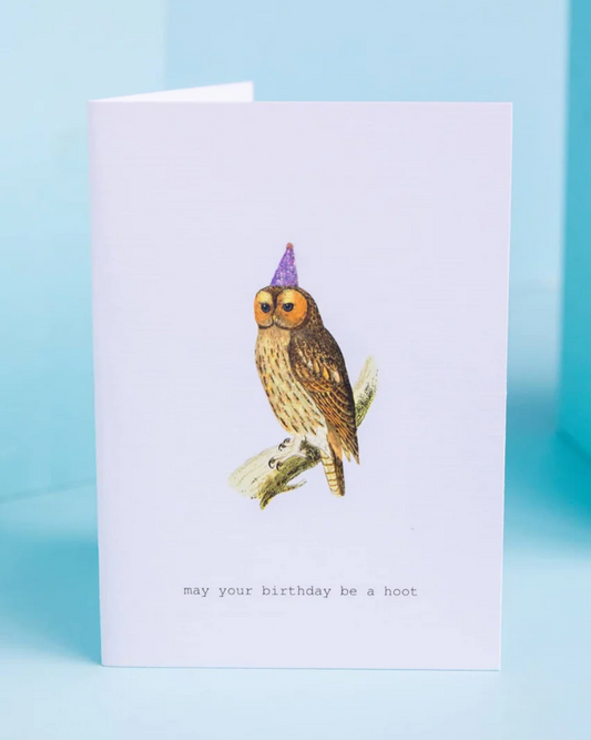 Birthday Hoot Greeting Card