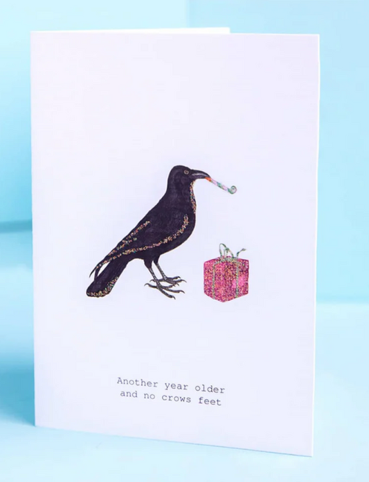 Crows Feet Greeting Card