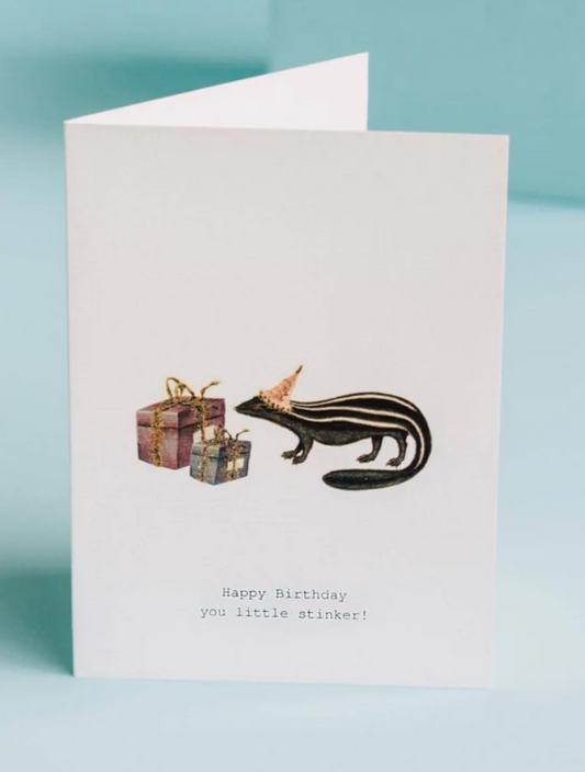 Happy Birthday Little STinker Greeting Card