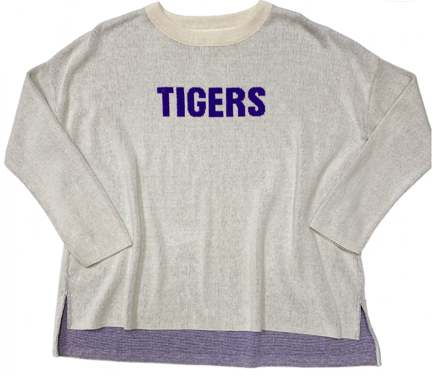 LSU Tigers Relaxed Sweater