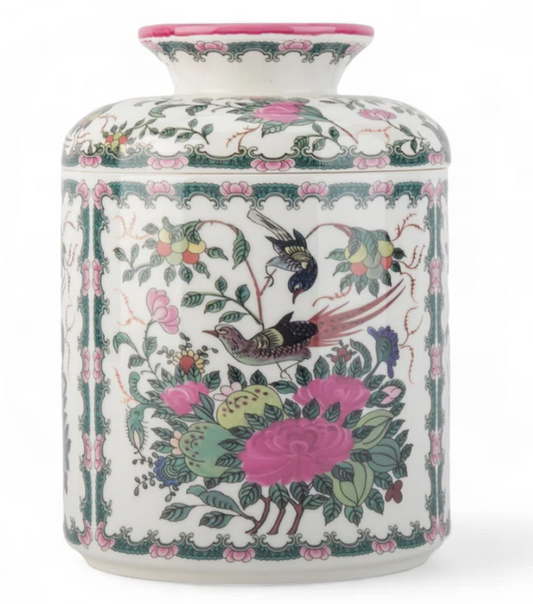 Porcelain Round Lidded Tissue Box