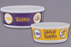 LSU 2 Piece Bowl Set