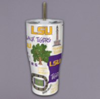 LSU Metal Tumbler