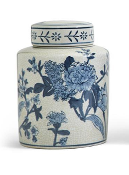 Japanese Blossoms Tea Jars