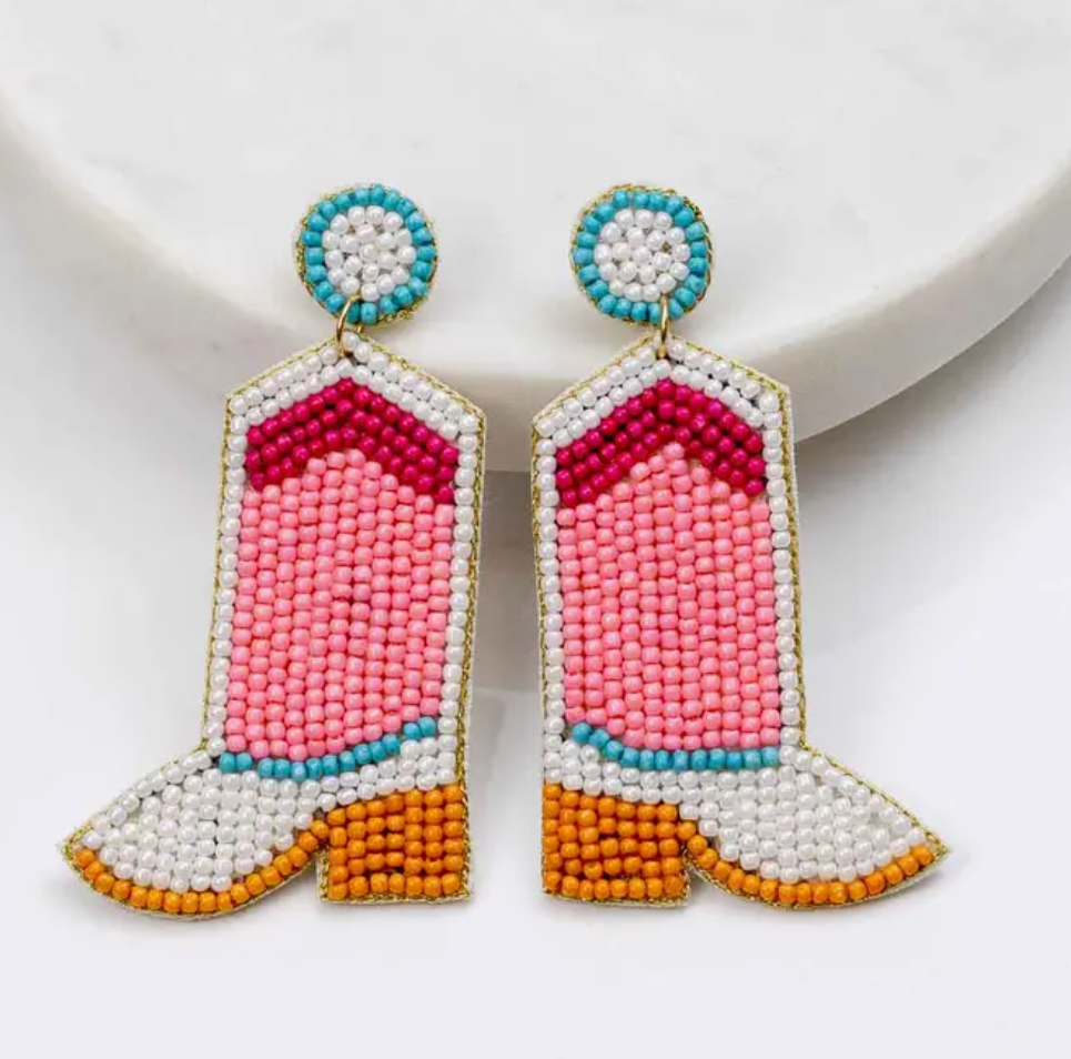 Cowgirl Boots Earrings