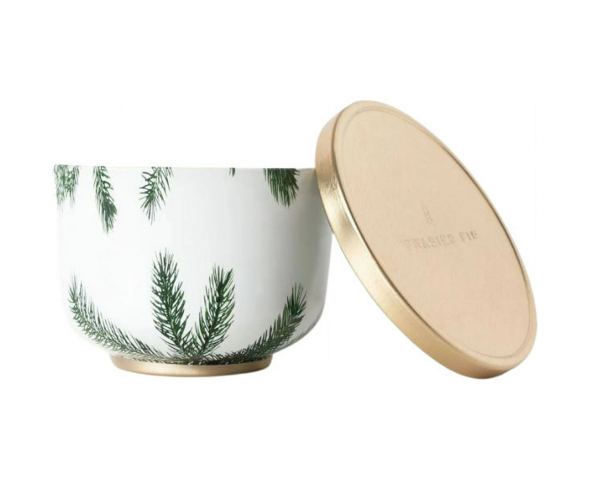 Frasier Fir Poured Candle Tin, Gold Lid