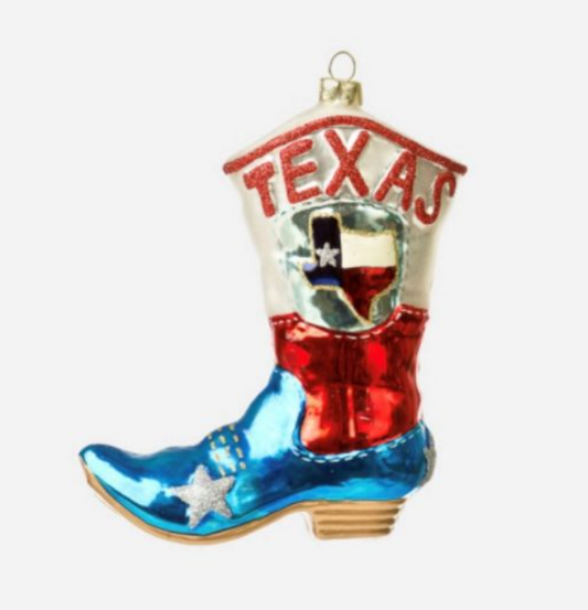 Texas Boot Ornament