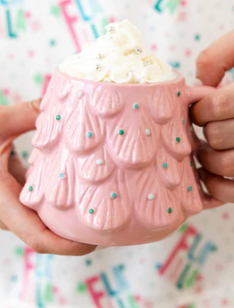 Ceramic Pink Tree Mug