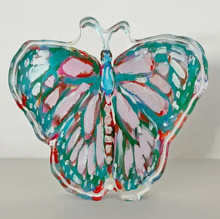 Butterfly Acrylic Block