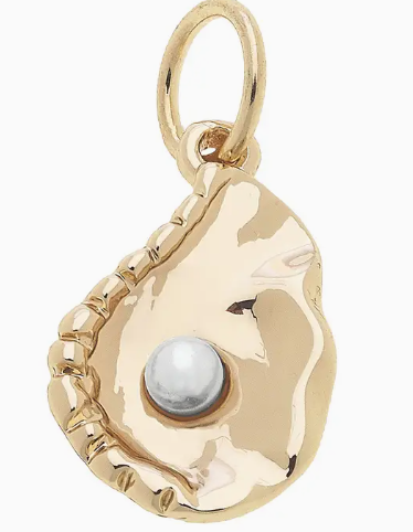 Pearl Oyster Charm