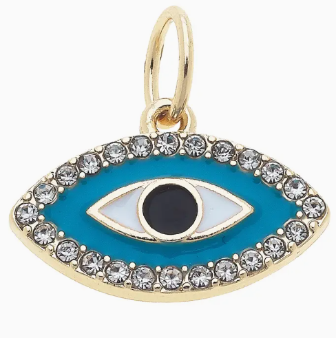 Pave Evil Eye Charm