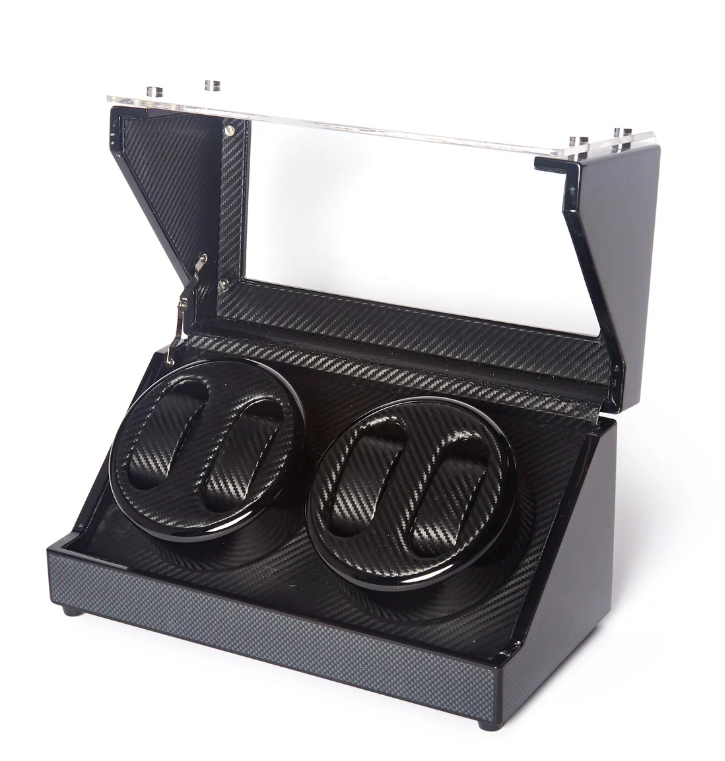 Carbon Fiber 4-Slot Watch Winder