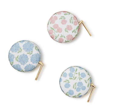 Hydrangea Print Measuring Tape