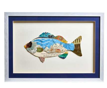 Fish Collage Wall Art