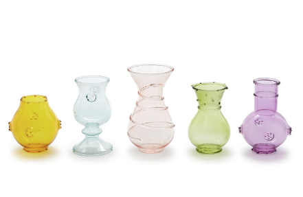 Hand-Blown Bud Vases