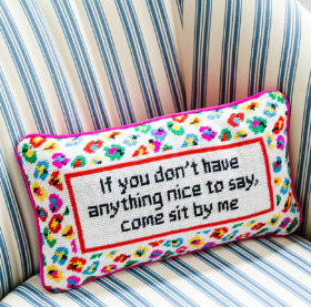 Come Sit By Me Needlepoint