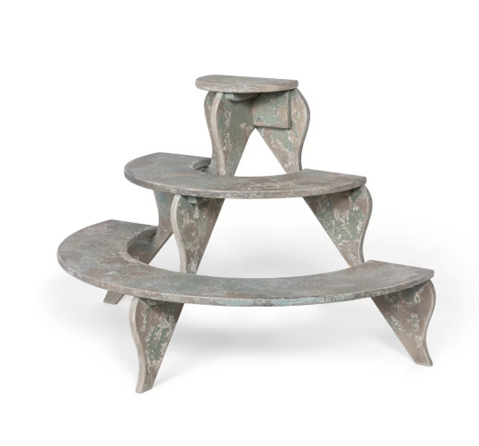 Wood Garden Tiered Plant Stand