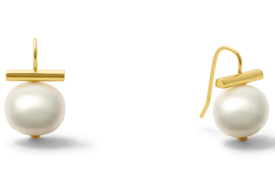 Baby Pebble Pearl Earring