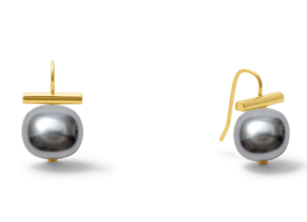 Baby Pebble Pearl Earring