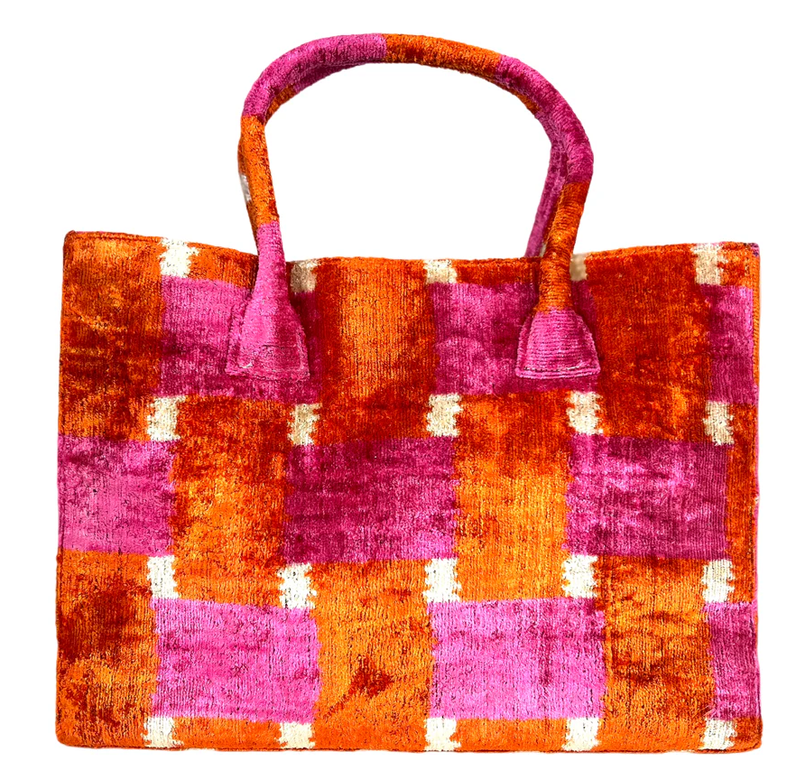 Orange and Pink Tote Bag