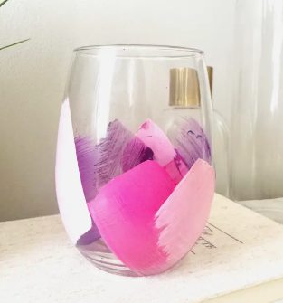 Valentines Stemless Wine Glasses