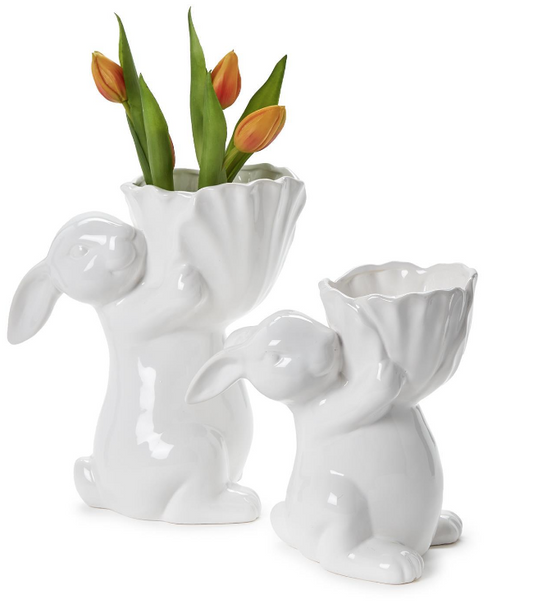 Easter Bunny Cachepots /Planter Decor