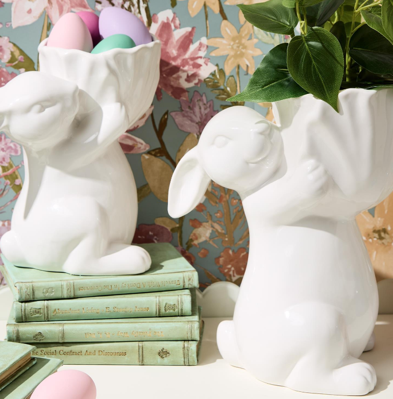 Easter Bunny Cachepots /Planter Decor