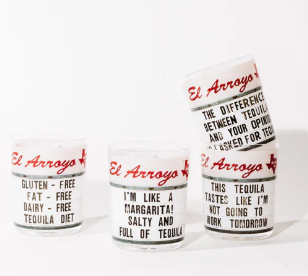 Tequila Sunrise Acrylic Cups
