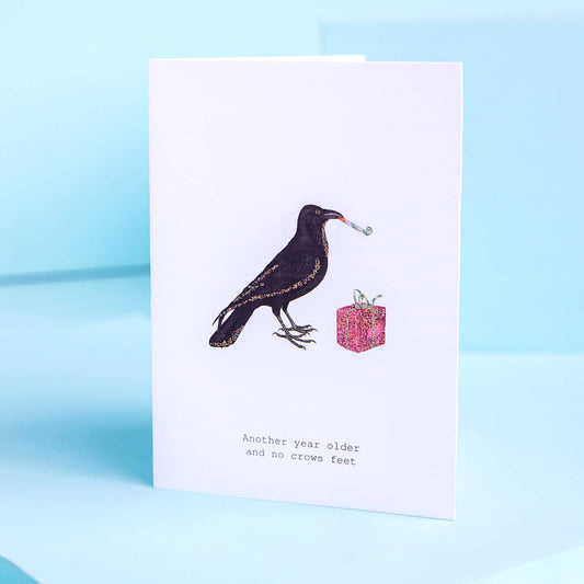 Crows Feet Greeting Card