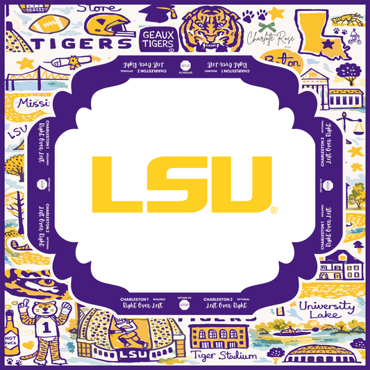 LSU Mahjong Mat