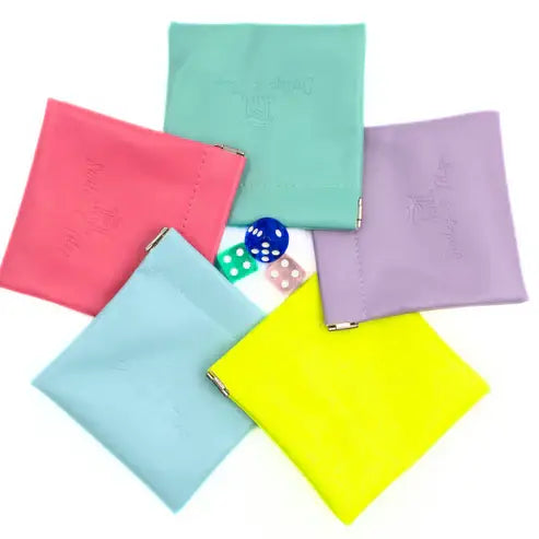 Coin, Dice, Extra Mahjong Tile Pouch  |  4x4" Bag