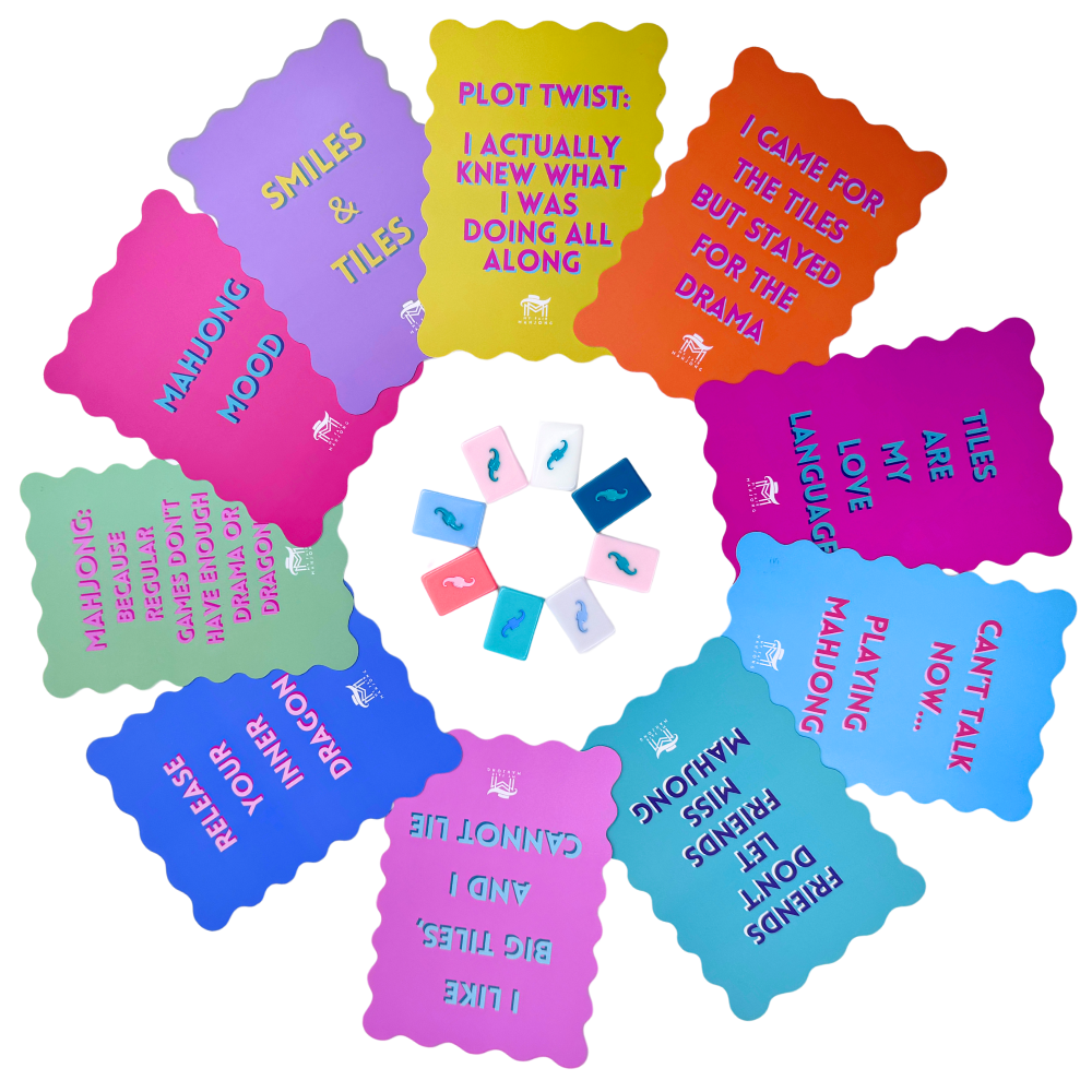 Mahjong Shuffle Card | Available in Multiple Colors