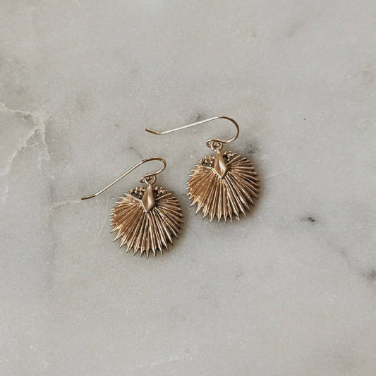Palmetto Leaf Earrings