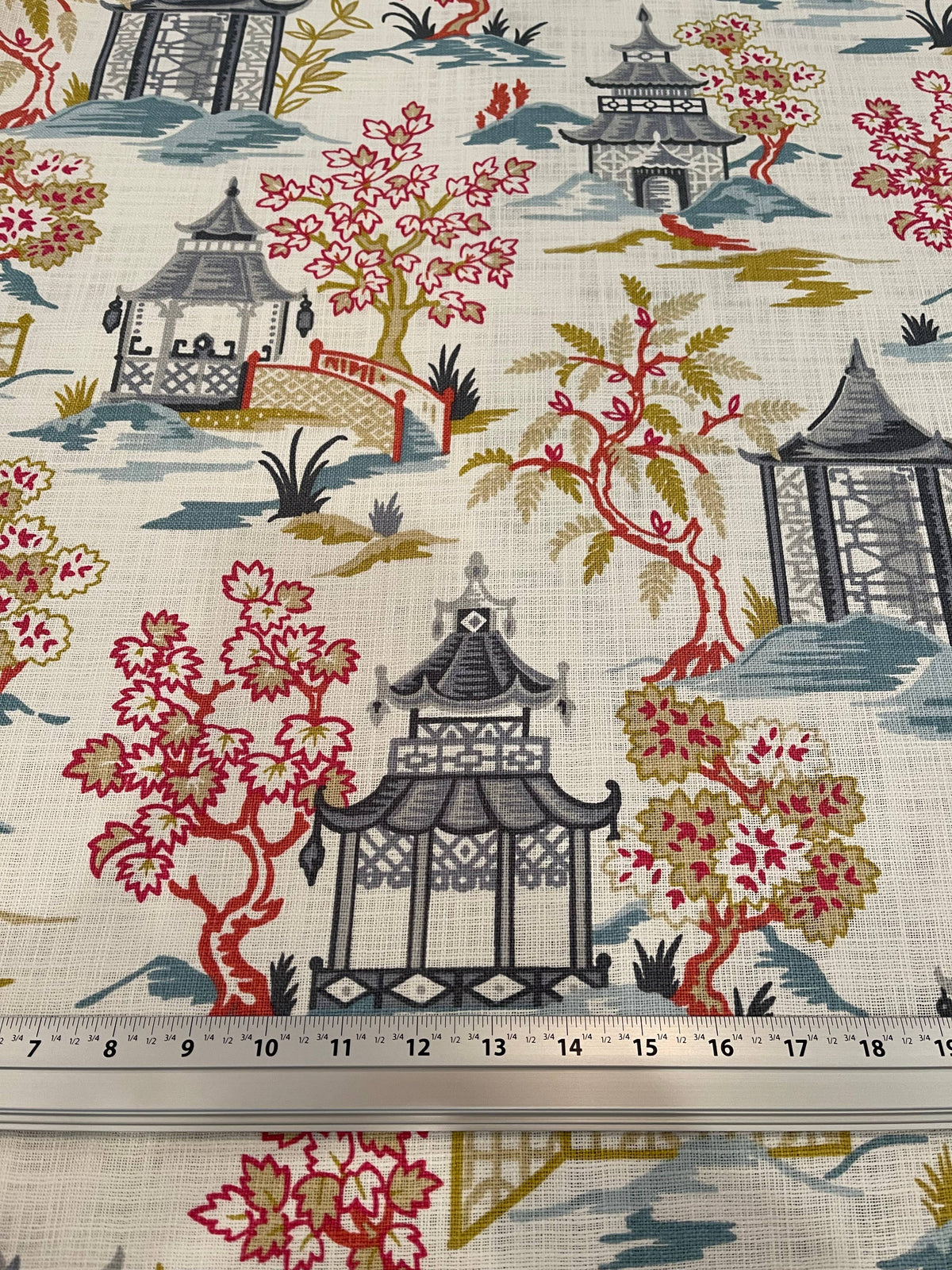 Hestor Chinoiserie Throw Pillow with Feather Insert