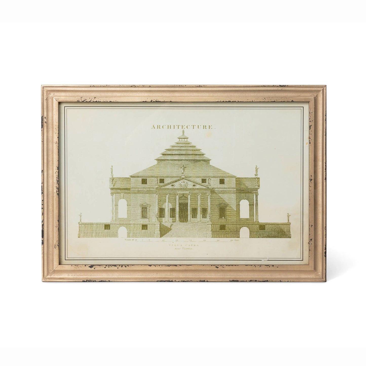 Villa Capra Architectural Framed Print