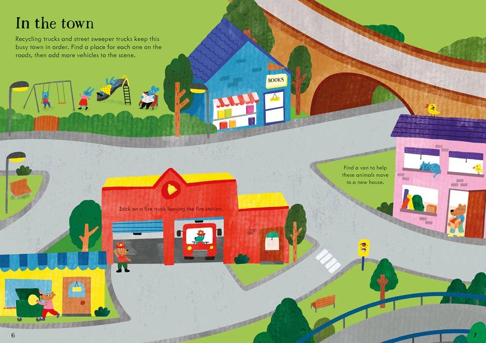 Little First Stickers Tractors And Trucks