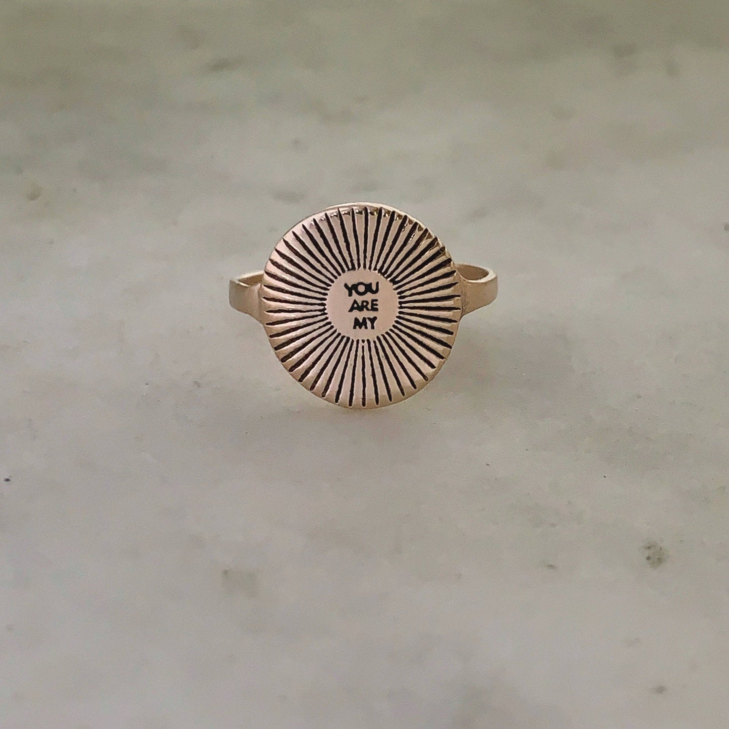 You Are My Sunshine Ring