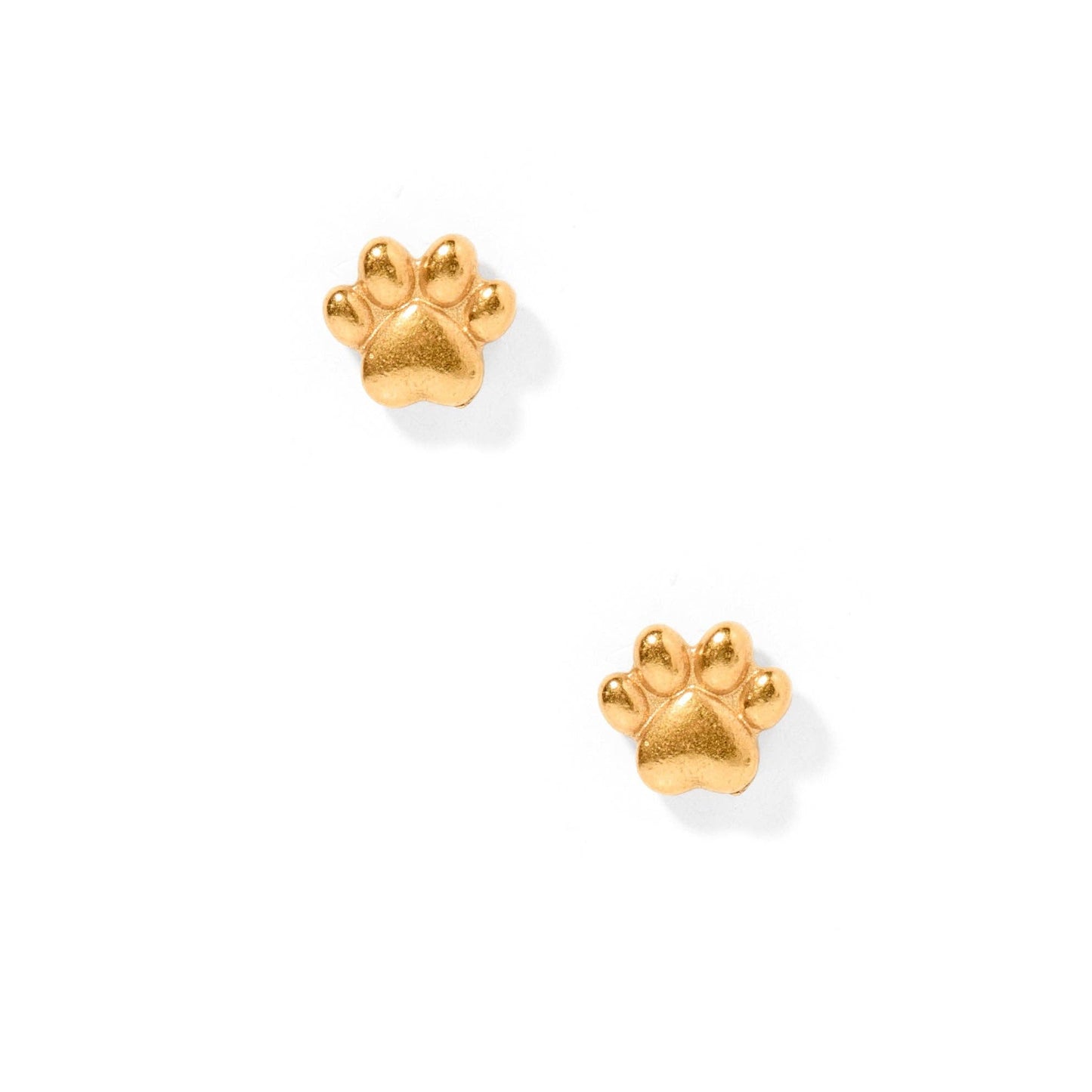 Screwback Stud Earrings - Paw Print
